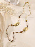 Tiger Eye Stainless Steel Necklace N5933