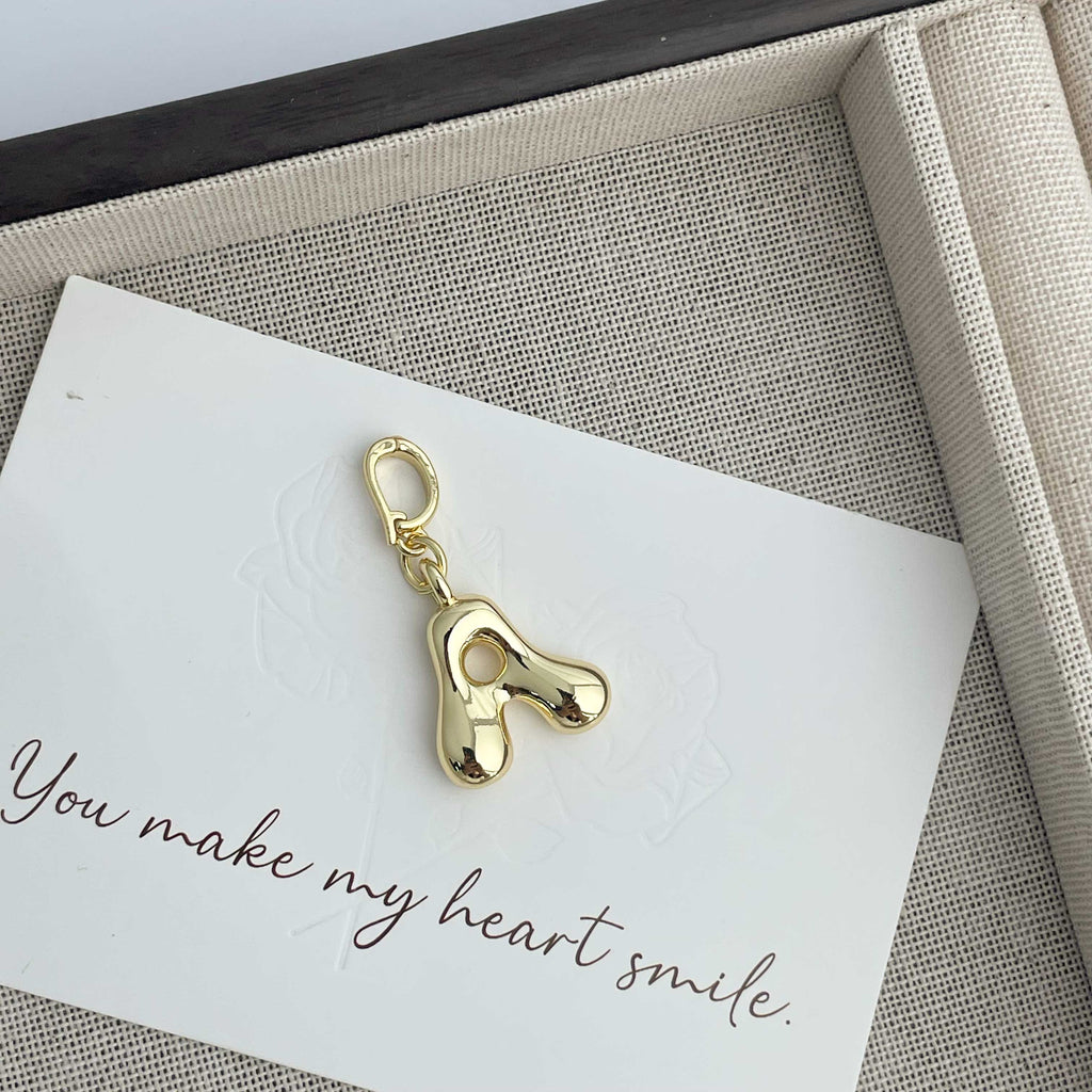 Alphabet Alloy Pendant P0676