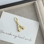 Alphabet Alloy Pendant P0676