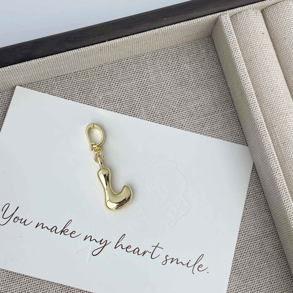 Alphabet Alloy Pendant P0676