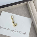 Alphabet Alloy Pendant P0676