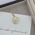 18K Gold Plated- Butterfly Cubic Zirconia Pendant P0697
