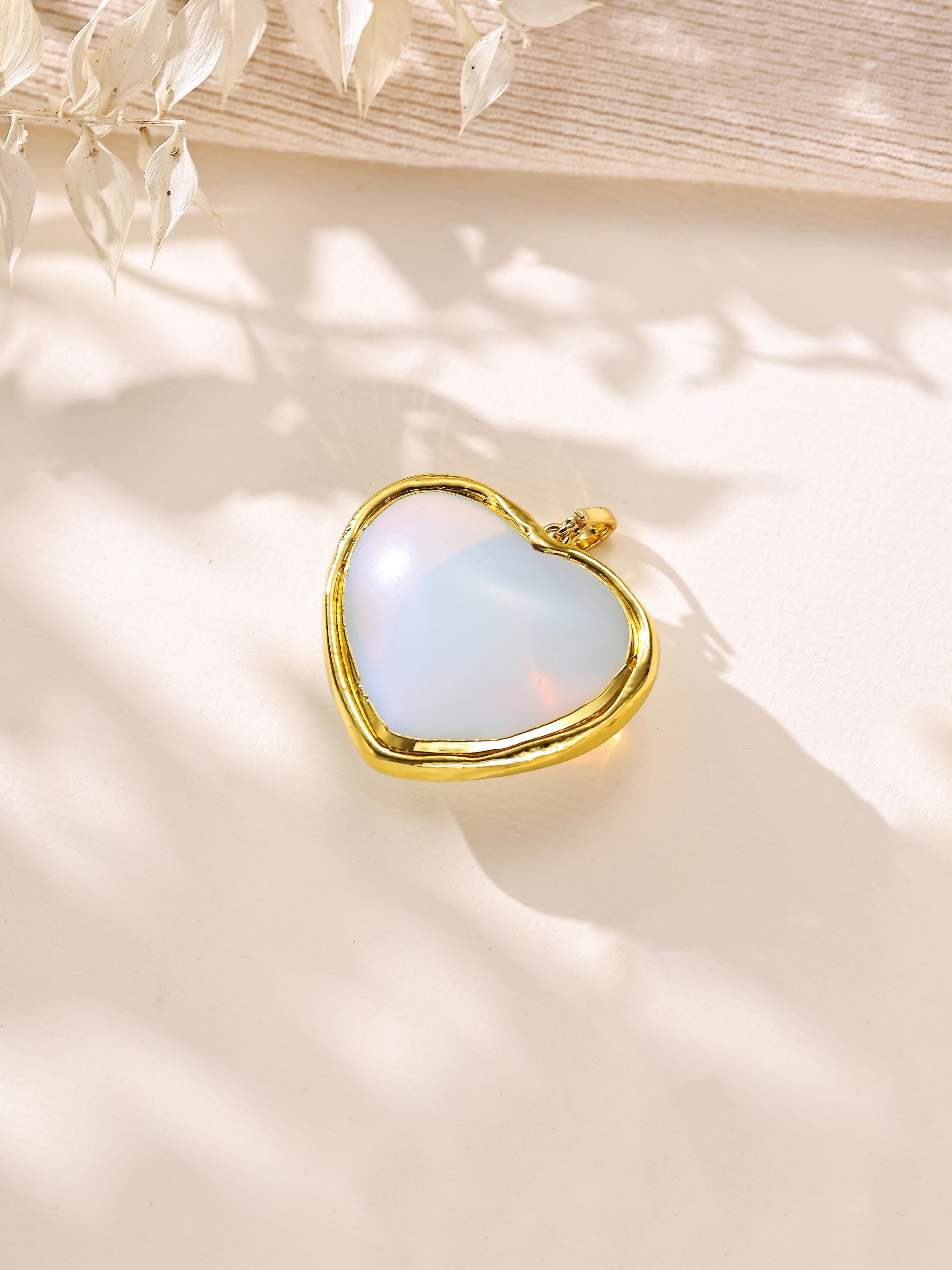 Heart Shape Various Stones Pendant P0703