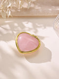 Heart Shape Various Stones Pendant P0703
