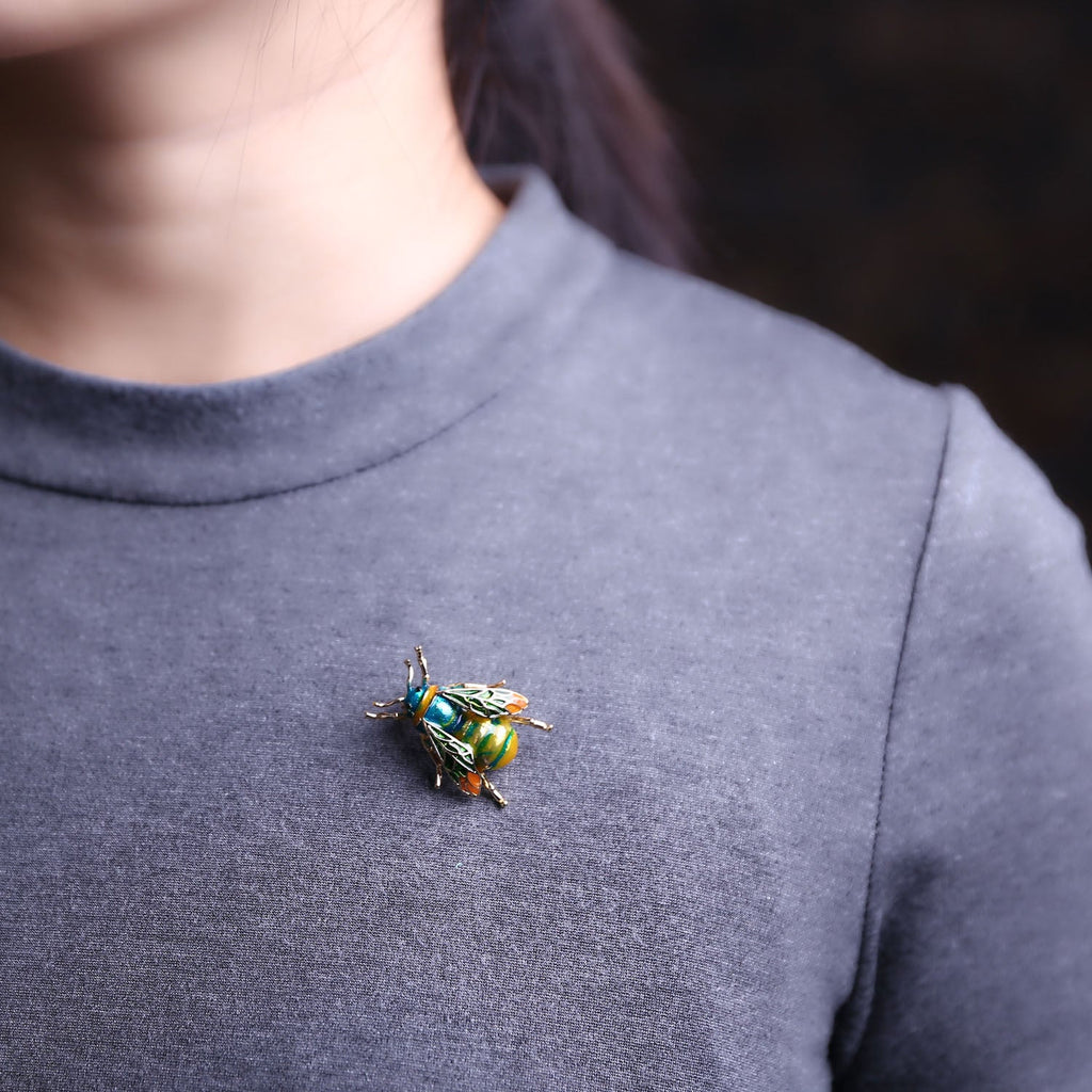 Alloy Insect Enamel Brooch PA3180