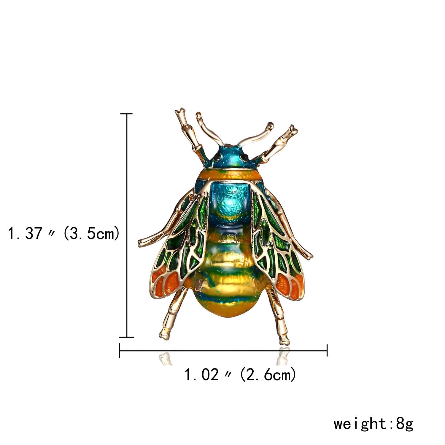 Alloy Insect Enamel Brooch PA3180