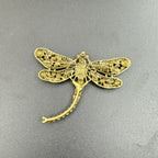 Rhinestone Dragonfly Brooch PA3211 - Large