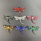 Rhinestone Dragonfly Brooch PA3211 - Large