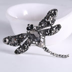 Rhinestone Dragonfly Brooch PA3211 - Small