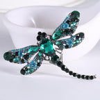 Rhinestone Dragonfly Brooch PA3211 - Small