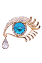 Angle Tear Rhinestone Brooches PA3221