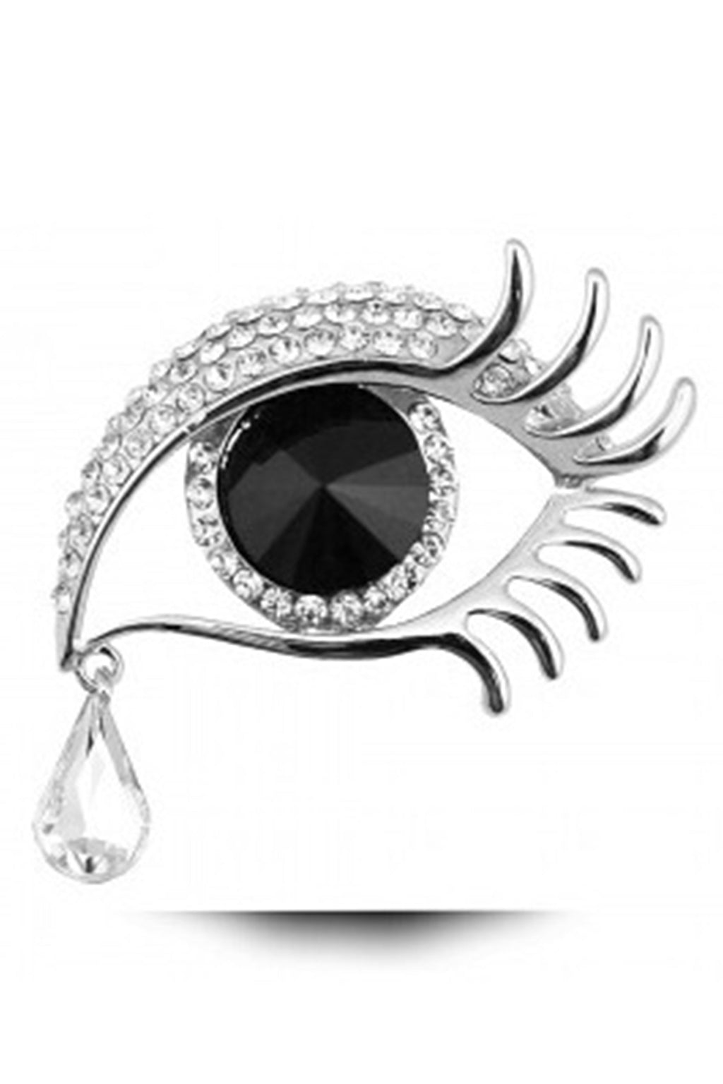 Angle Tear Rhinestone Brooches PA3221