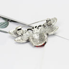 Bee Pearl Rhinestone Brooch PA3267