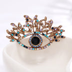 Evil Eye Rhinestone Brooch PA3328