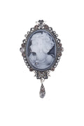 Baroque Portrait Brooch PA3344 - view 2