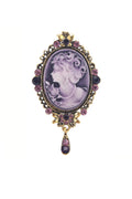Baroque Portrait Brooch PA3344 - view 4