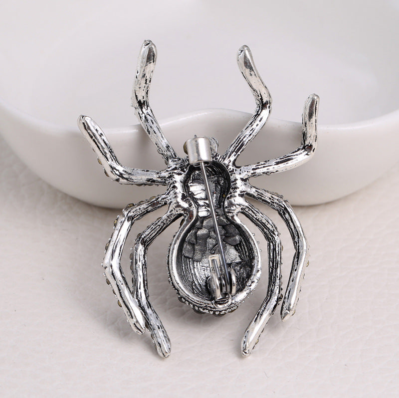 Spider Rhinestone Brooch PA3356