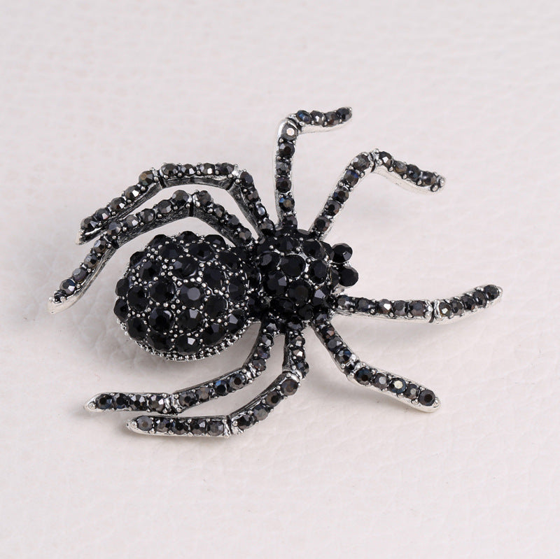 Spider Rhinestone Brooch PA3356