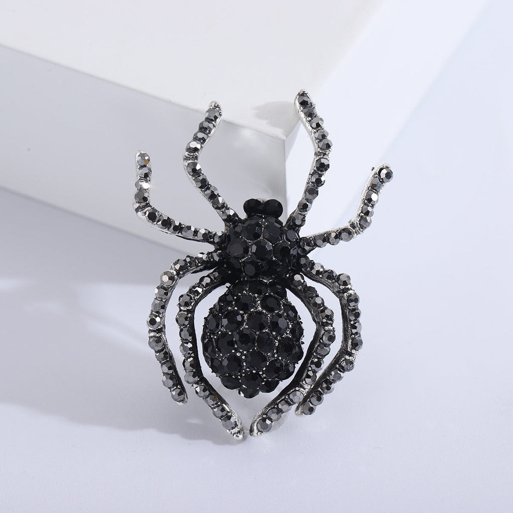 Spider Rhinestone Brooch PA3356