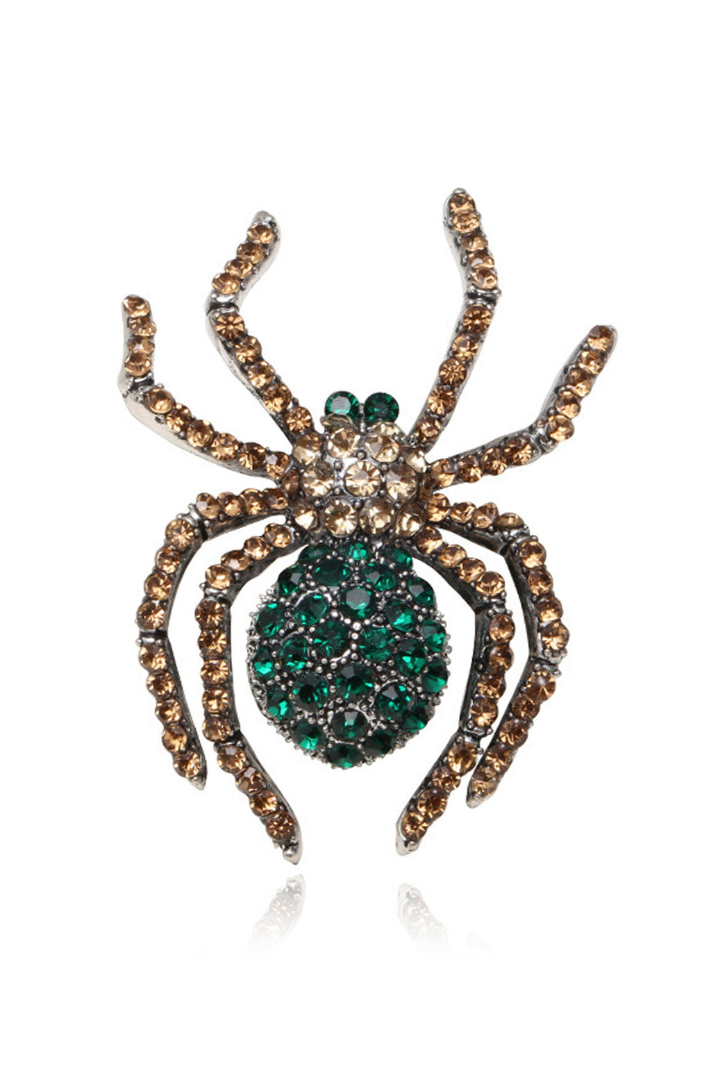 Spider Rhinestone Brooch PA3356