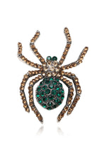 Spider Rhinestone Brooch PA3356