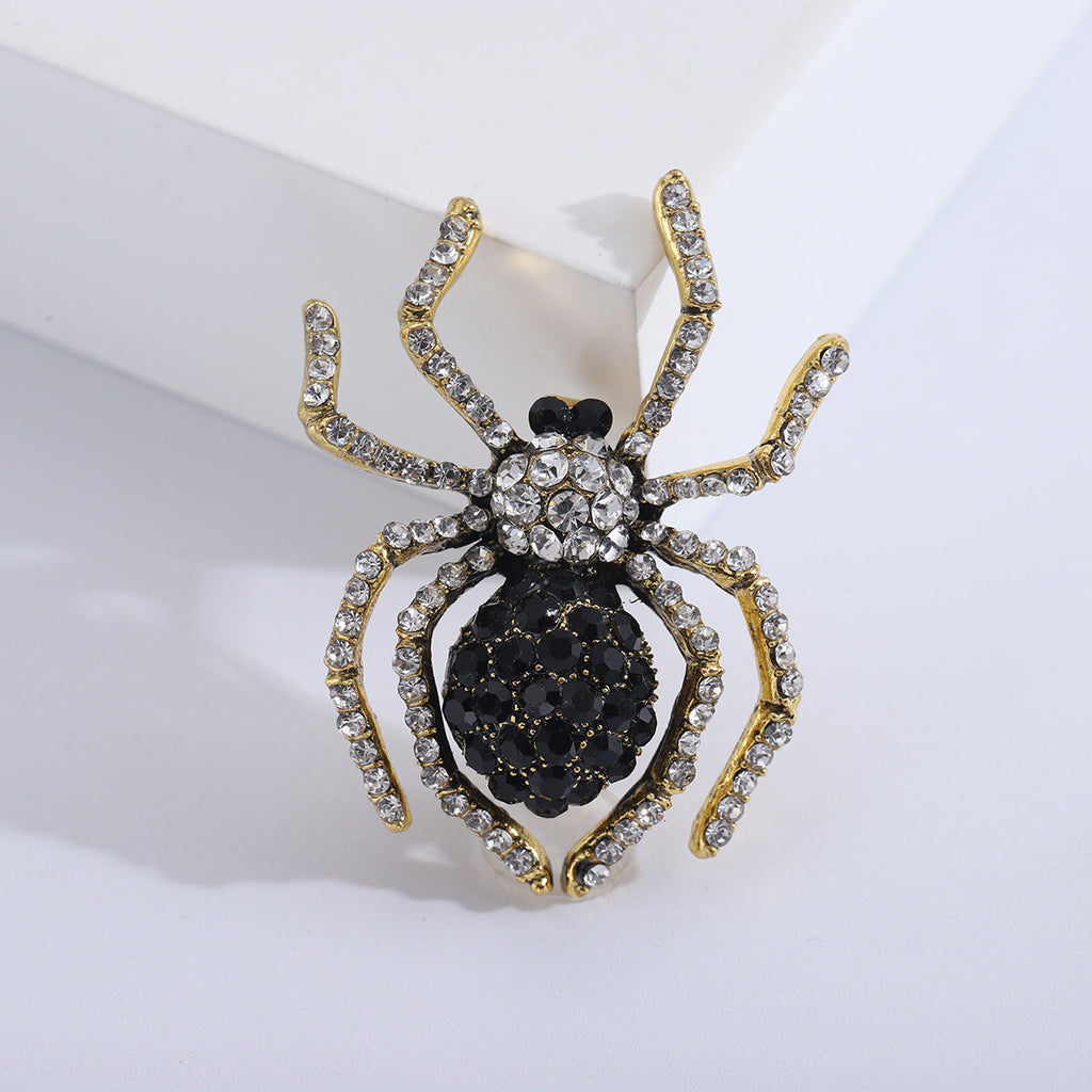 Spider Rhinestone Brooch PA3356