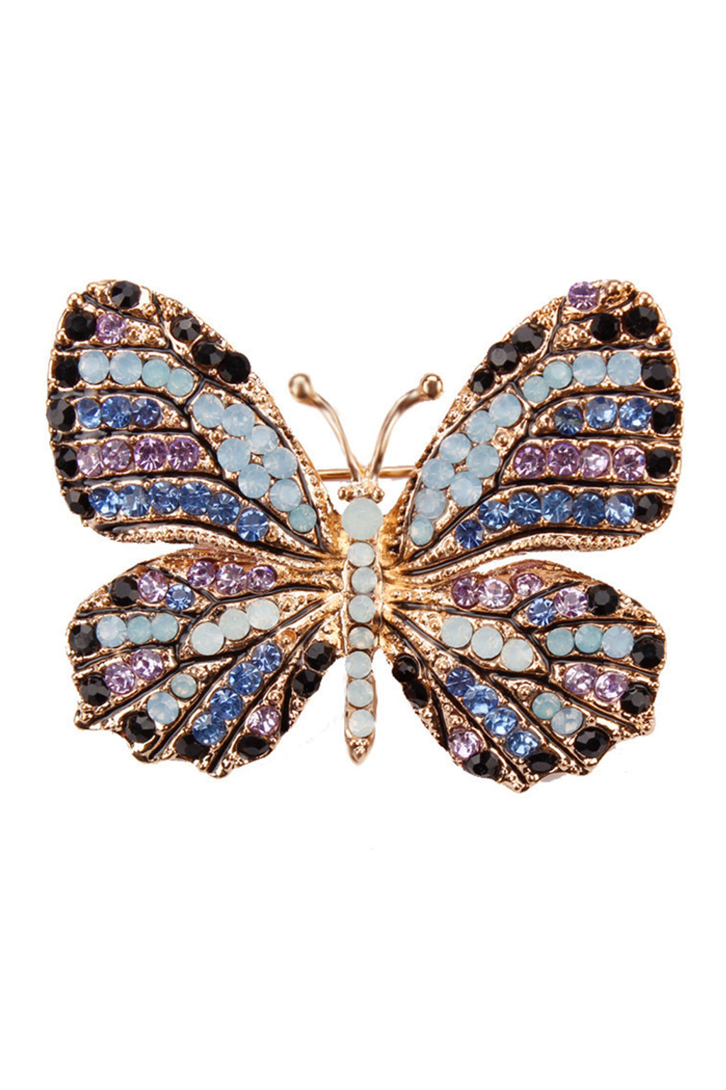 Butterfly Rhinestone Brooch PA3403
