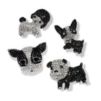Puppy Rhinestone Brooch PA3424