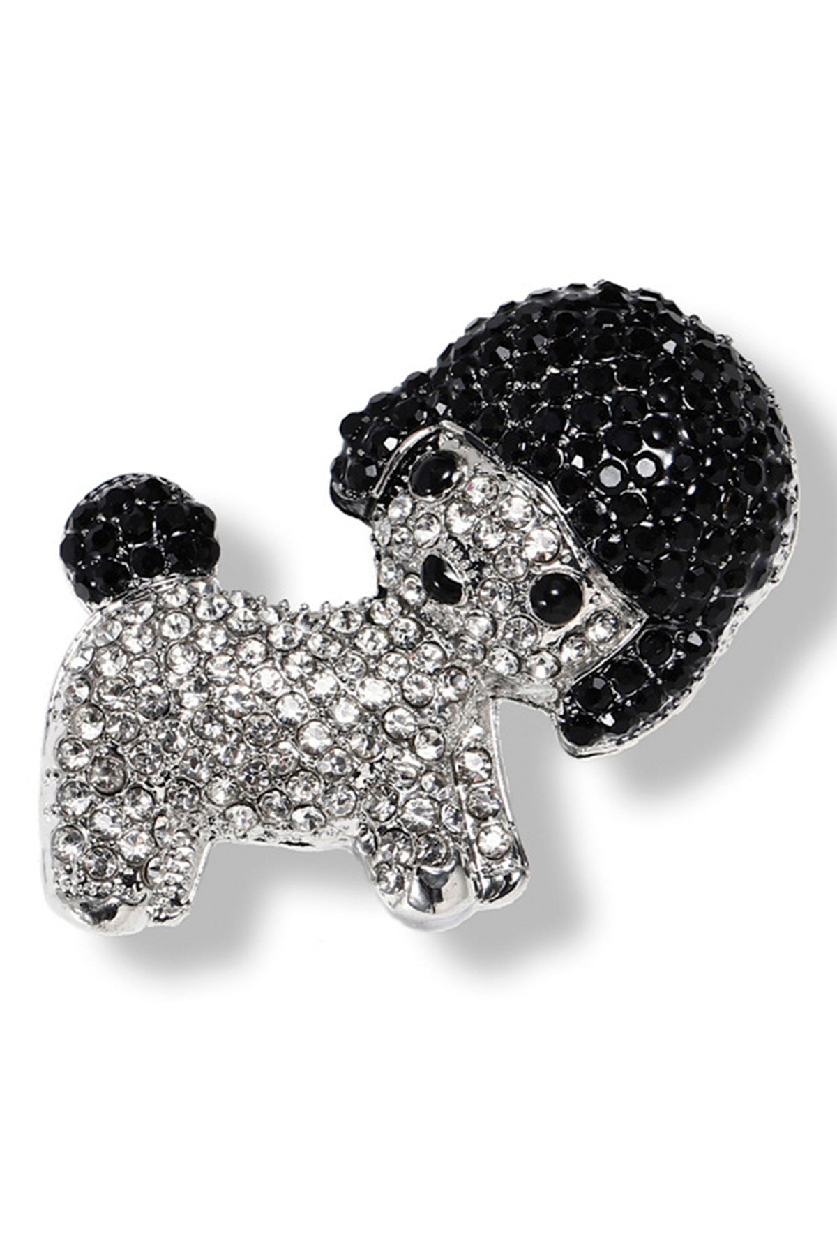 Puppy Rhinestone Brooch PA3424