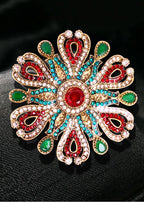 Flower Rhinestone Brooch PA3451