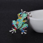Frog Rhinestone Brooch PA3487