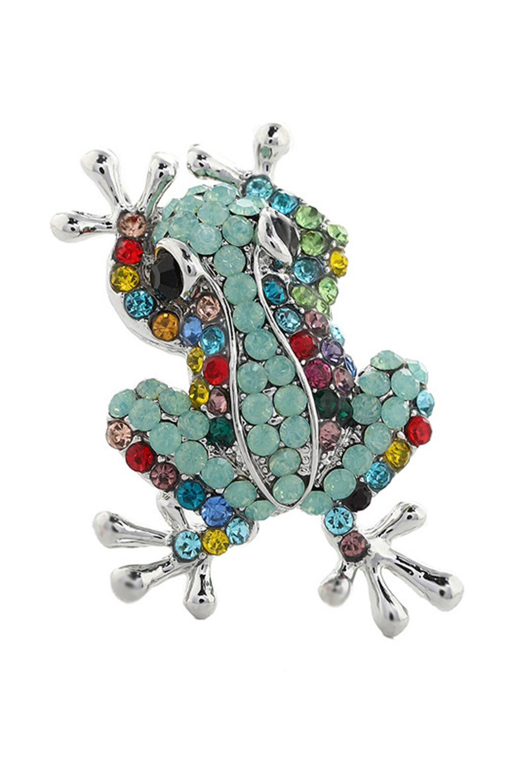 Frog Rhinestone Brooch PA3487
