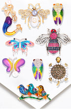 Mermaid Pearl Alloy Brooch PA3508