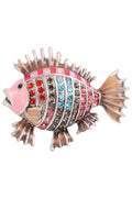 Fish Rhinestone Brooch PA3511