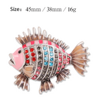 Fish Rhinestone Brooch PA3511