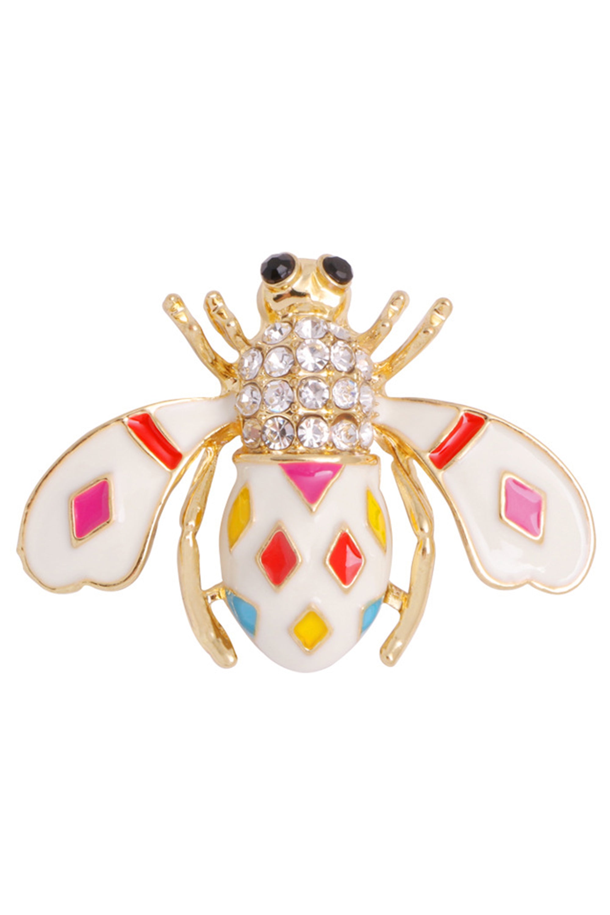 Bee Rhinestone Brooch PA3520