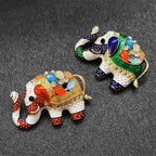 Elephant Rhinestone Brooch PA3552