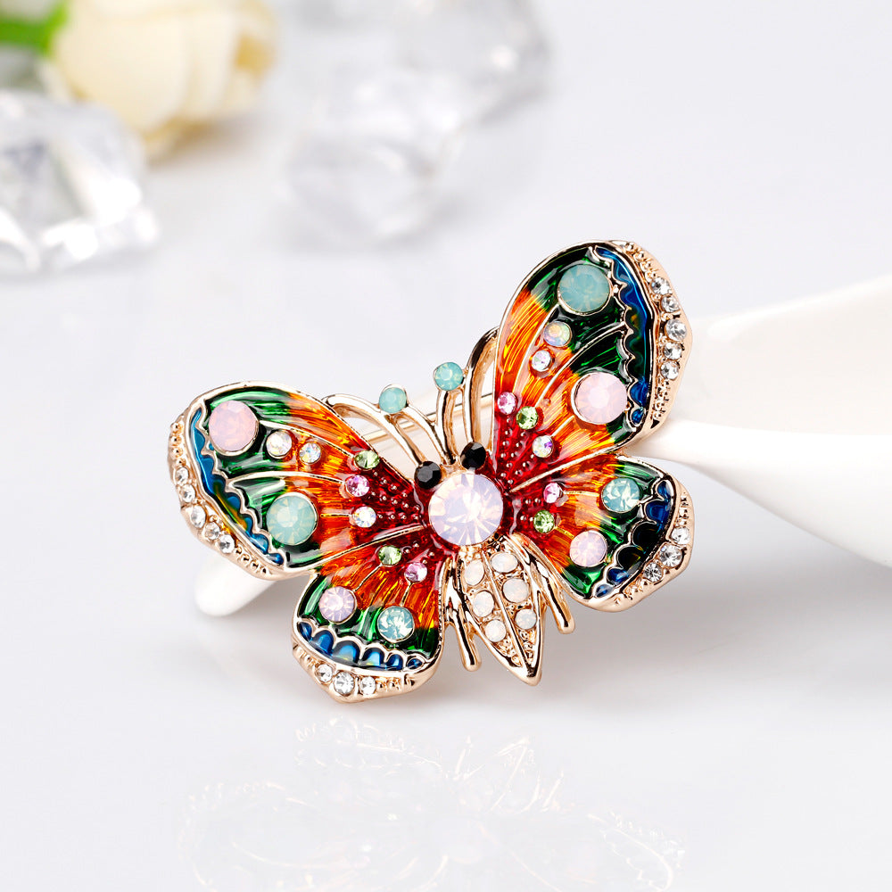 Multicolor Butterfly Brooch PA3635