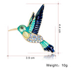 Bird Rhinestone Brooch PA3636