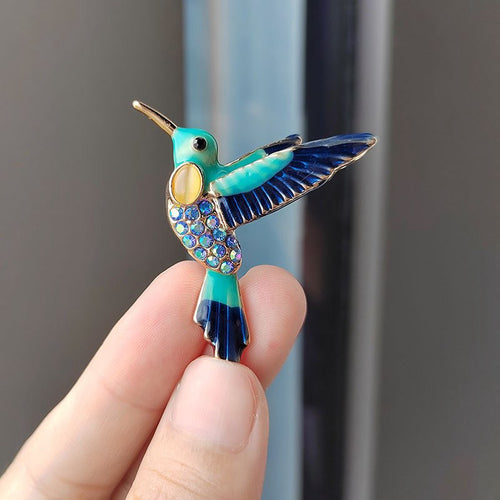 Bird Rhinestone Brooch PA3636