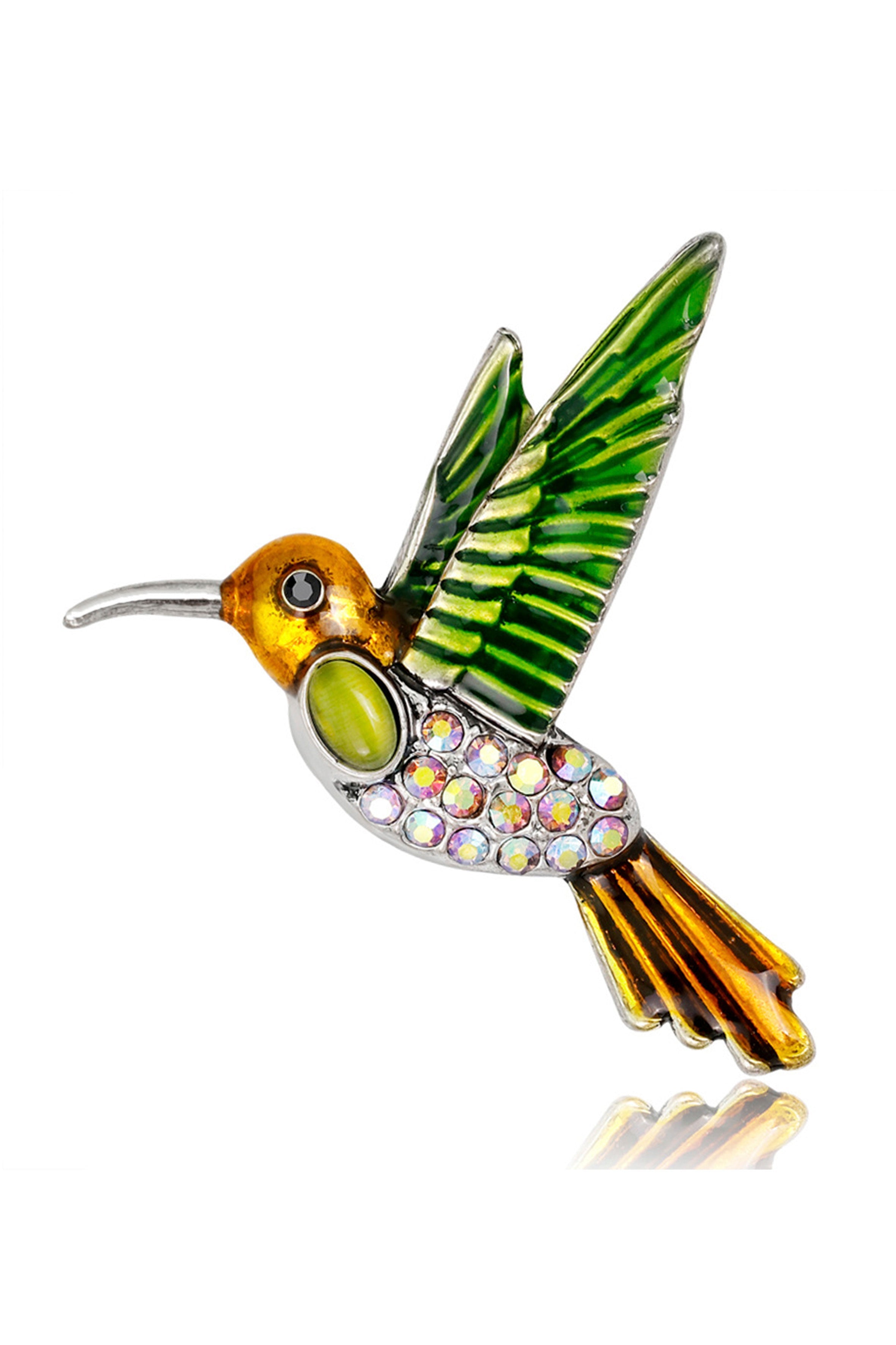 Bird Rhinestone Brooch PA3636