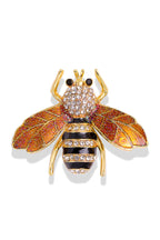 Bee Rhinestone Insects Brooch PA3641