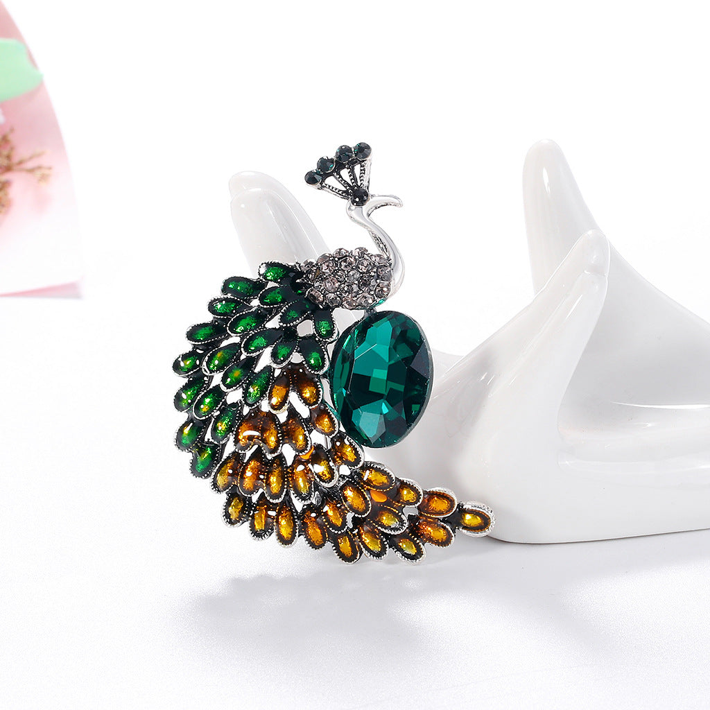 Bird Rhinestone Brooch PA3651