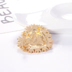 Heart Rhinestone Brooch PA3657