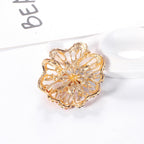 Flower Rhinestone Brooch PA3659