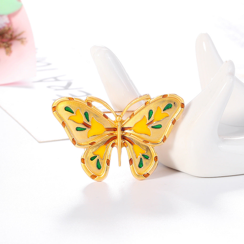 Butterfly Alloy Brooch PA3664