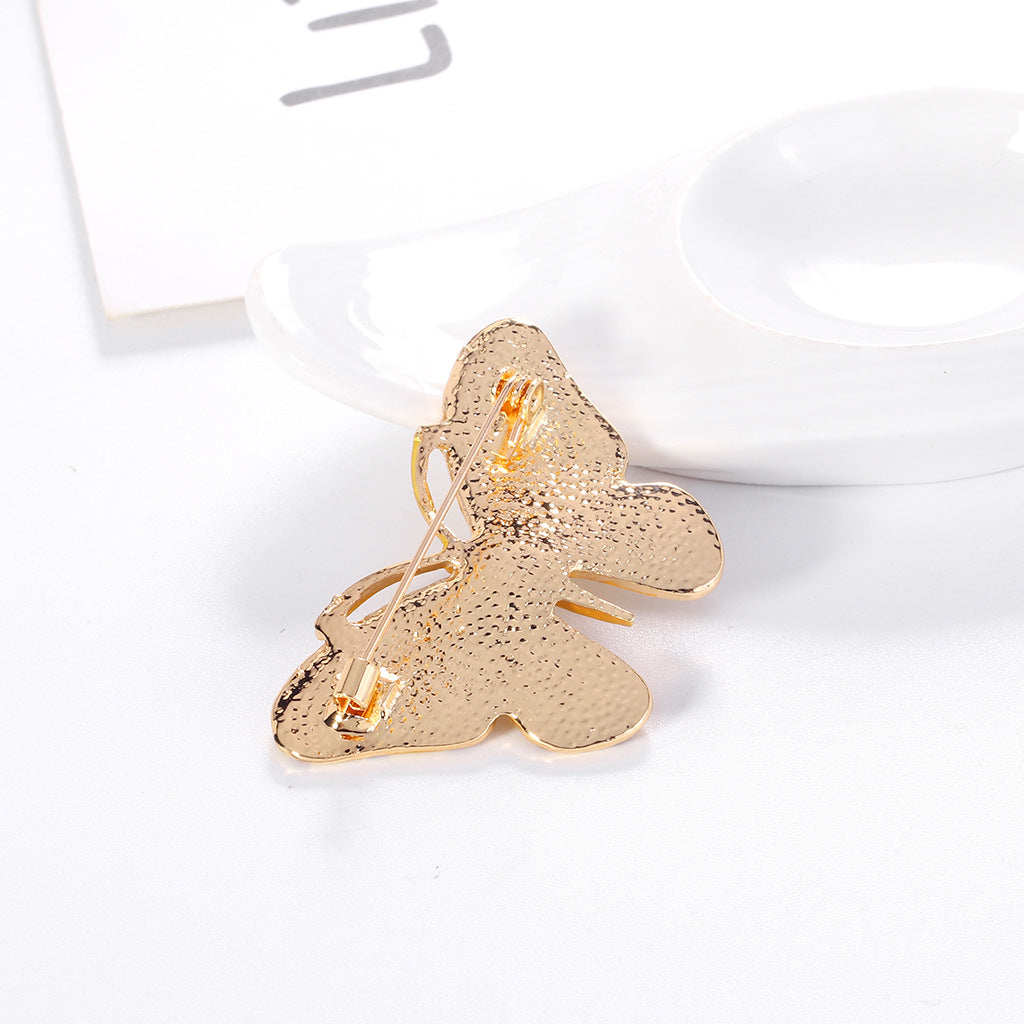 Butterfly Alloy Brooch PA3664