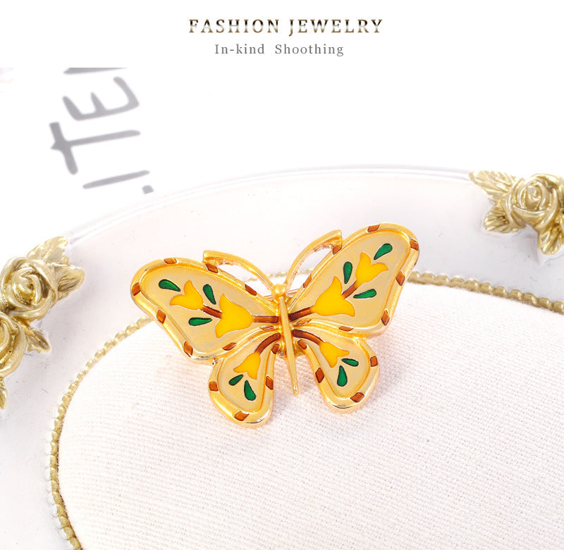 Butterfly Alloy Brooch PA3664