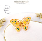 Butterfly Alloy Brooch PA3664