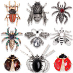 Spider Rhinestone Brooch PA3755
